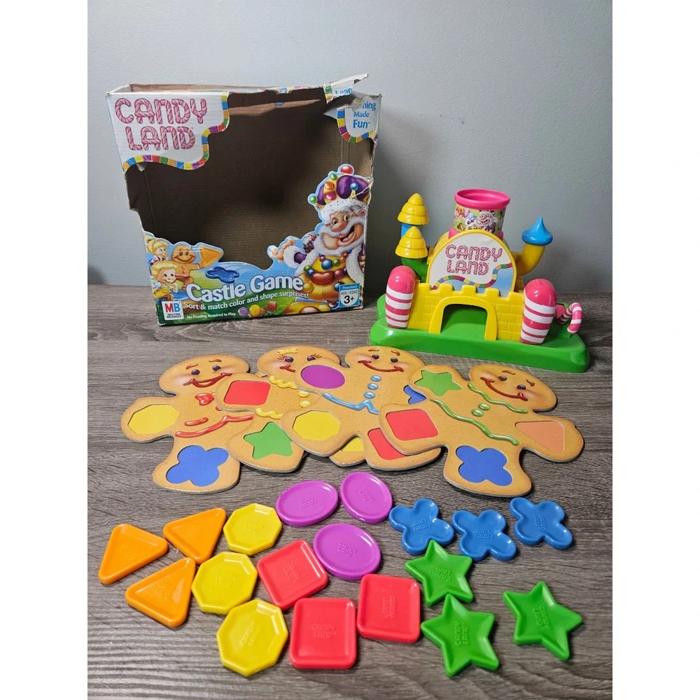 Candyland Castle Game Complete w/ Box Rare 2007 Milton Bradley